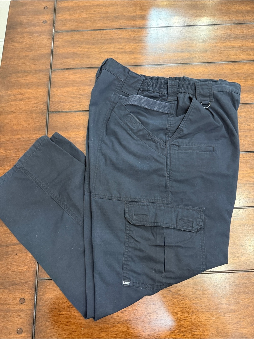 5.11 Tactical Black Elastic-Waist Cargo Pants